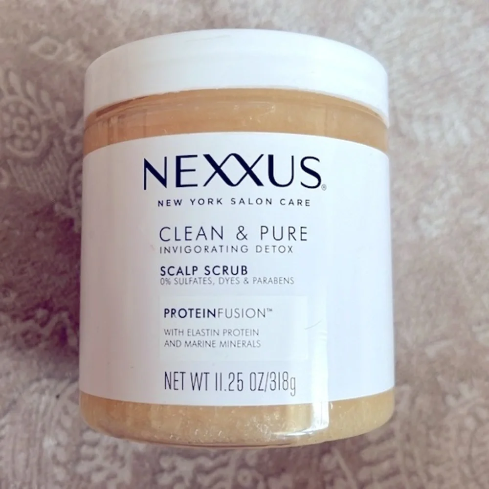 Brand New Nexxus Invigorating Detox Scalp Scrub Lot w/ Hempz Herbal Scalp Serum